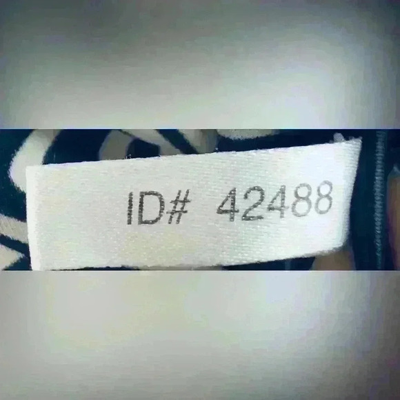 Express Silk Blouson Dress, Women’s Size Small, Geometric Black & Cream, Y2K - Picture 16 of 16